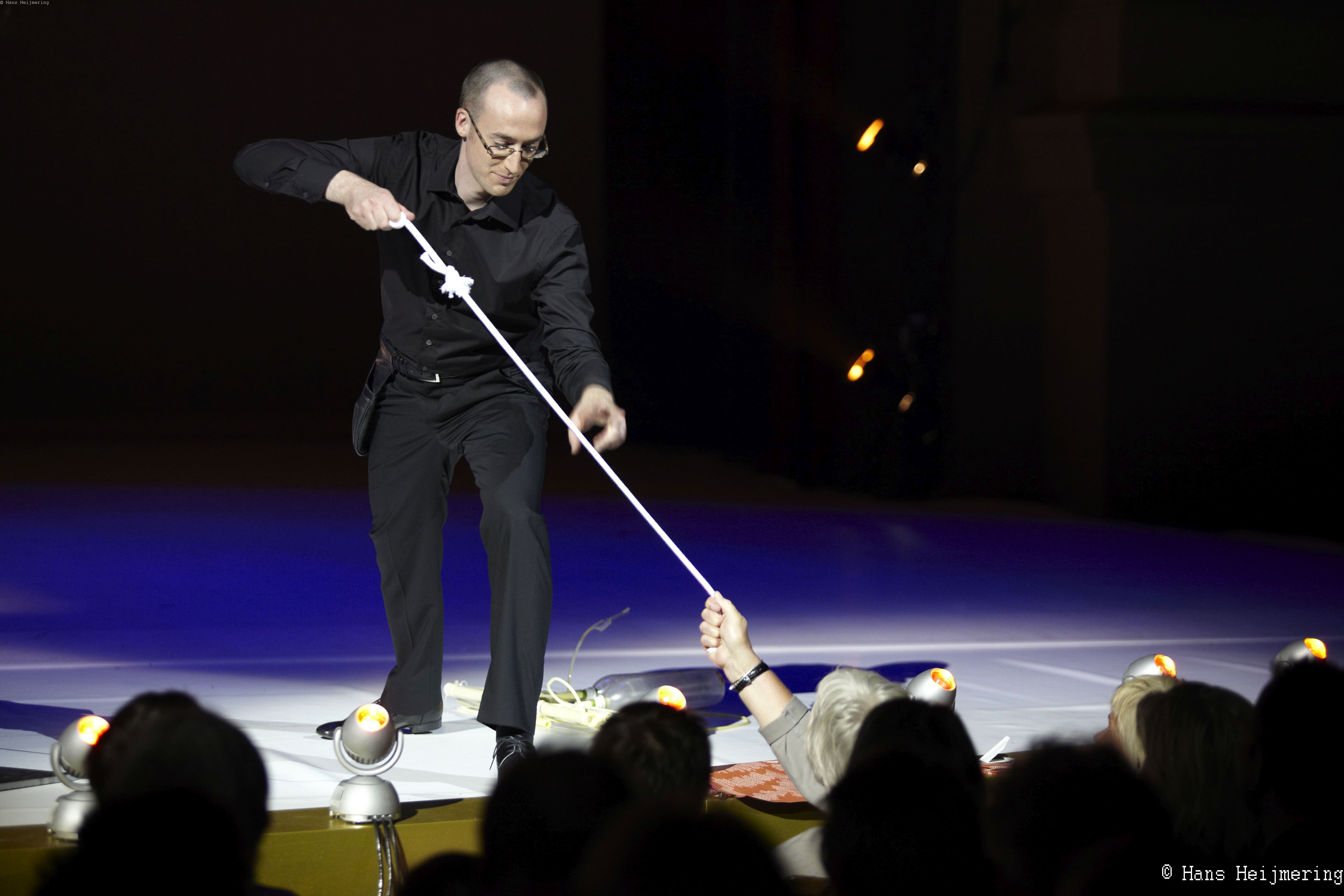 Goochelaar Tilman Andris in Theater Carré